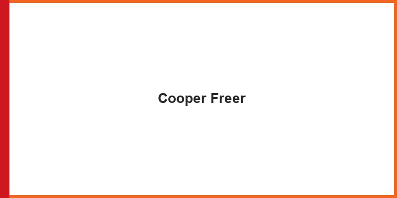 Cooper Freer