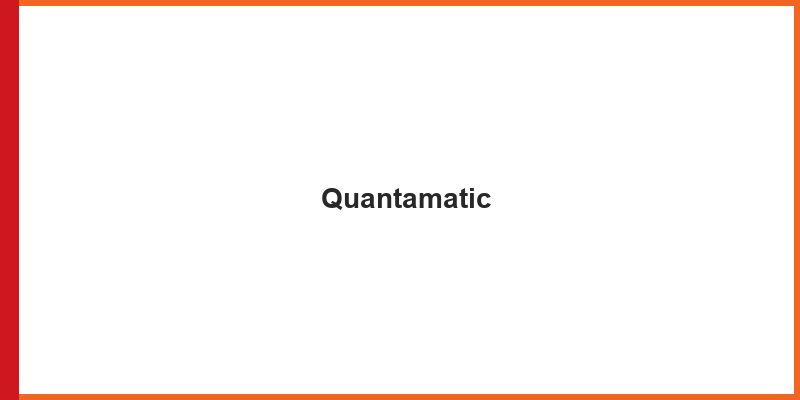 Quantamatic